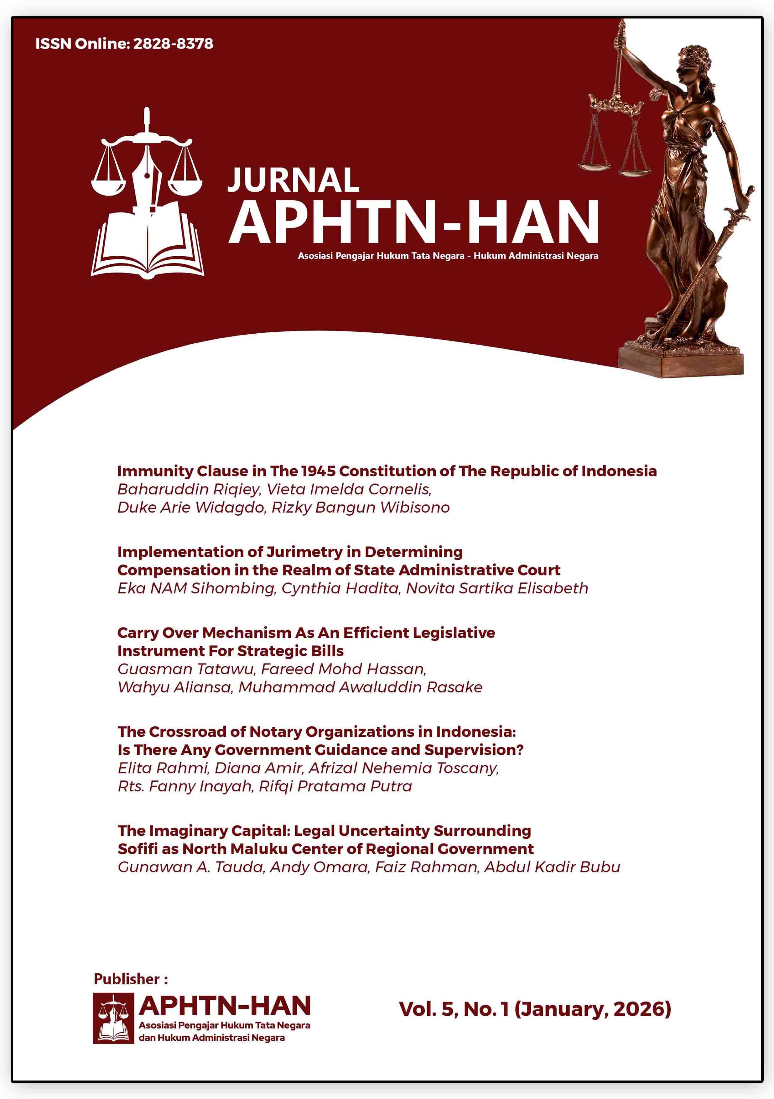 					View Vol. 5 No. 1 (2026): JAPHTN-HAN, January 2026
				